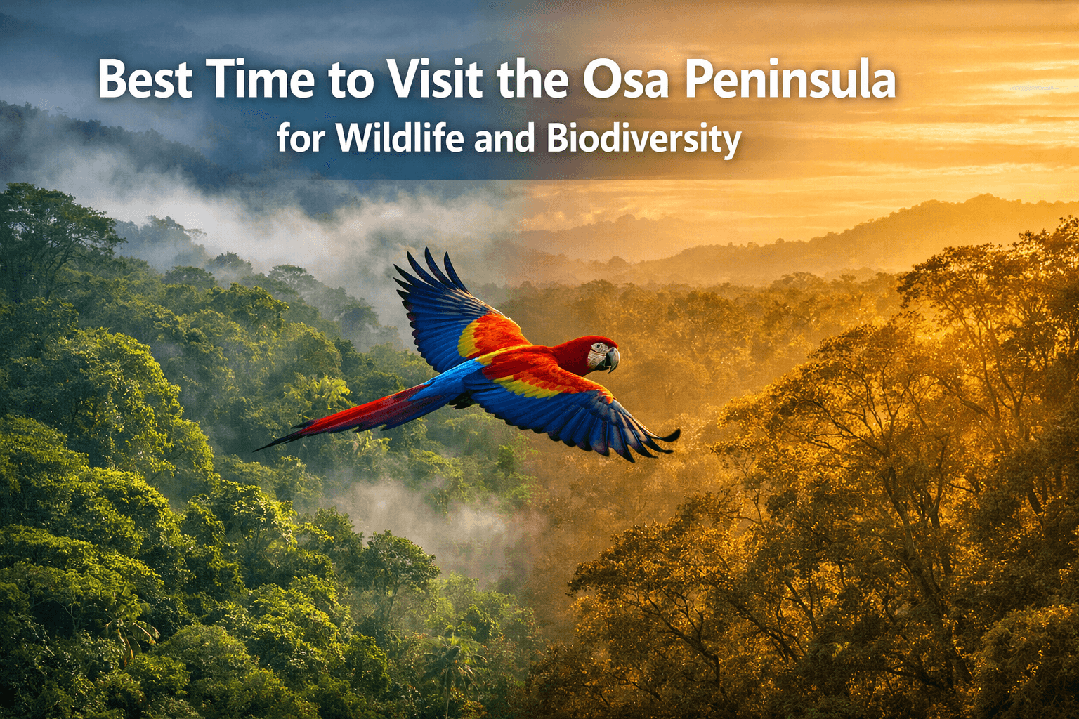 Best Time to Visit the Osa Peninsula for Wildlife and Biodiversity