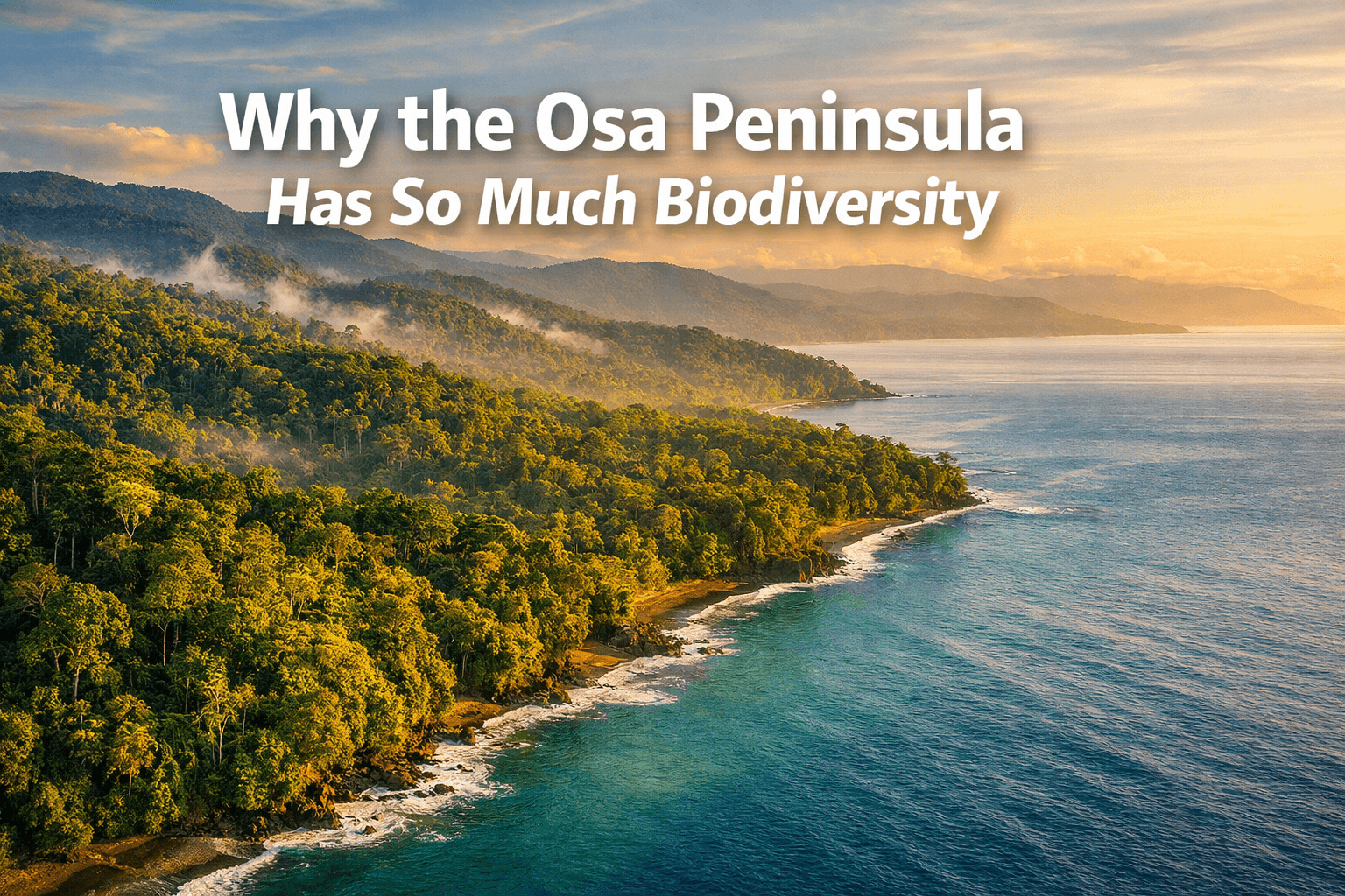 Why the Osa Peninsula Has So Much Biodiversity: A Field Guide to Costa Rica's Wildest Region